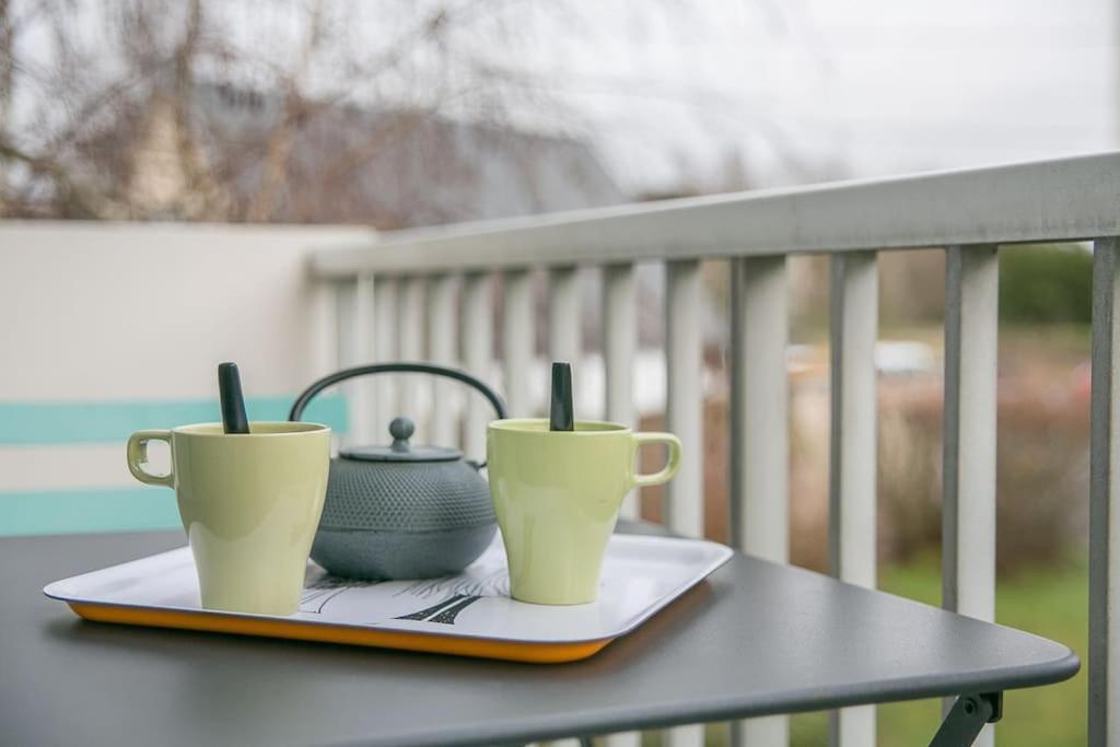 Appt Agreable Avec Balcon Au Sud-Ouest De Caen Appartement Buitenkant foto